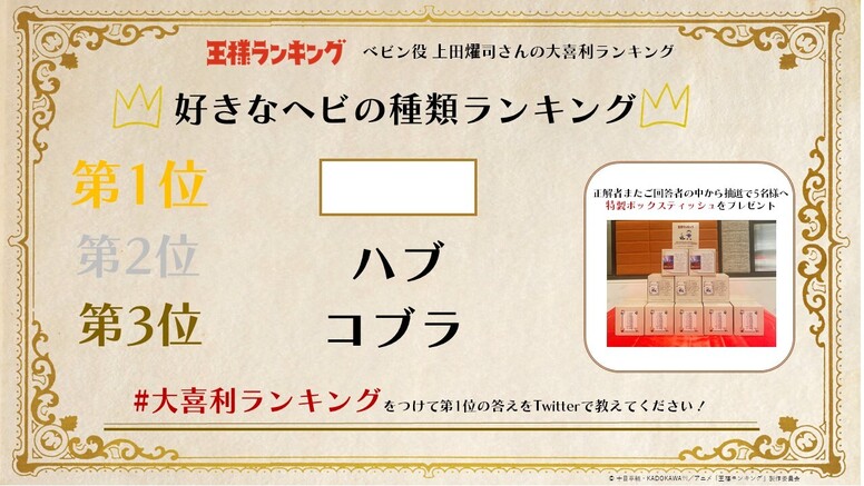 上田燿司さんの大喜利ランキングを公開 Aniplex News Box アニプレックス ニュースボックス